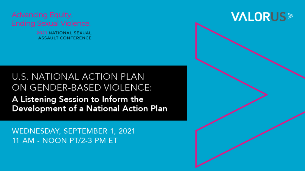 U.S. National Action Plan on GenderBased Violence A Listening Session